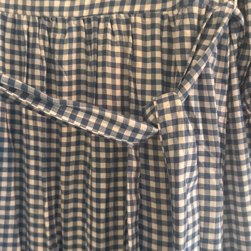 Jessa Kae x Leah Ryder Blue Gingham Dress Large - Picture 4 of 6